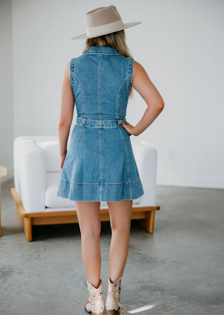 Brittany Denim Dress | Lauriebelles Brittany Denim Dress | Lauriebelles