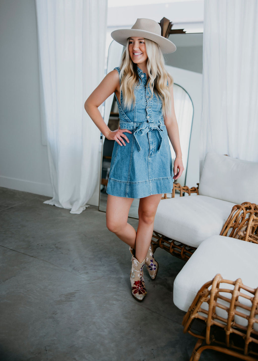 Brittany Denim Dress | Lauriebelles Brittany Denim Dress | Lauriebelles
