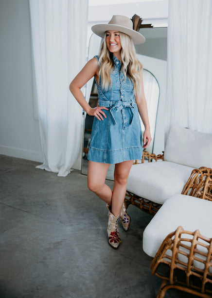 Brittany Denim Dress | Lauriebelles Brittany Denim Dress | Lauriebelles