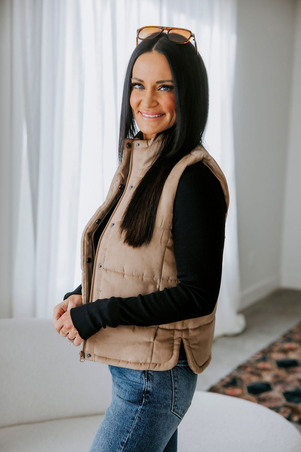 Trae Pocketed Puffer Vest