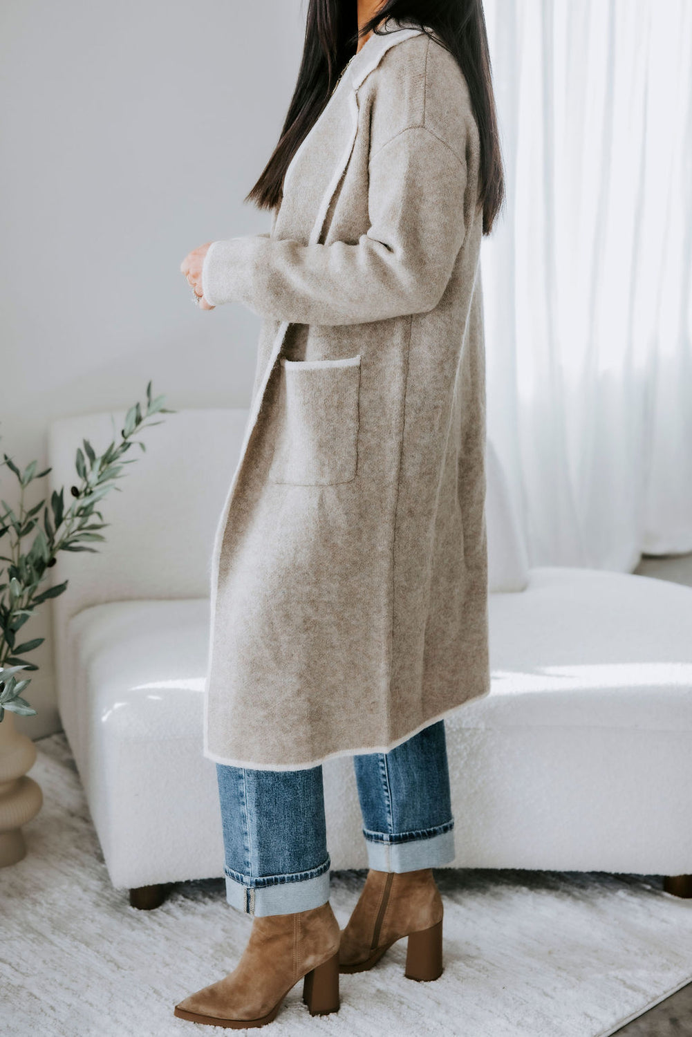 Vickie Longline Knit Jacket