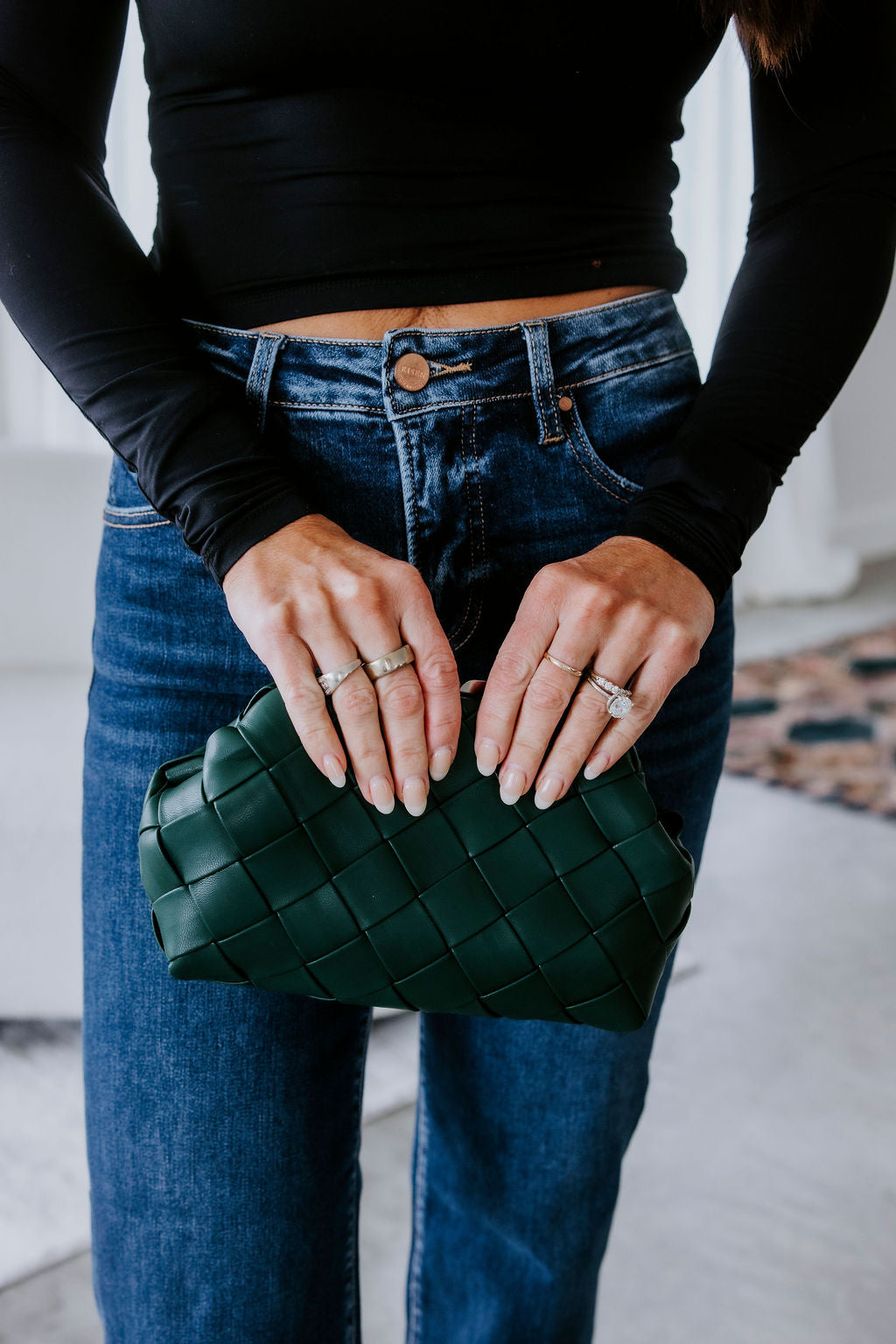 image of Pauline Woven Crossbody Bag