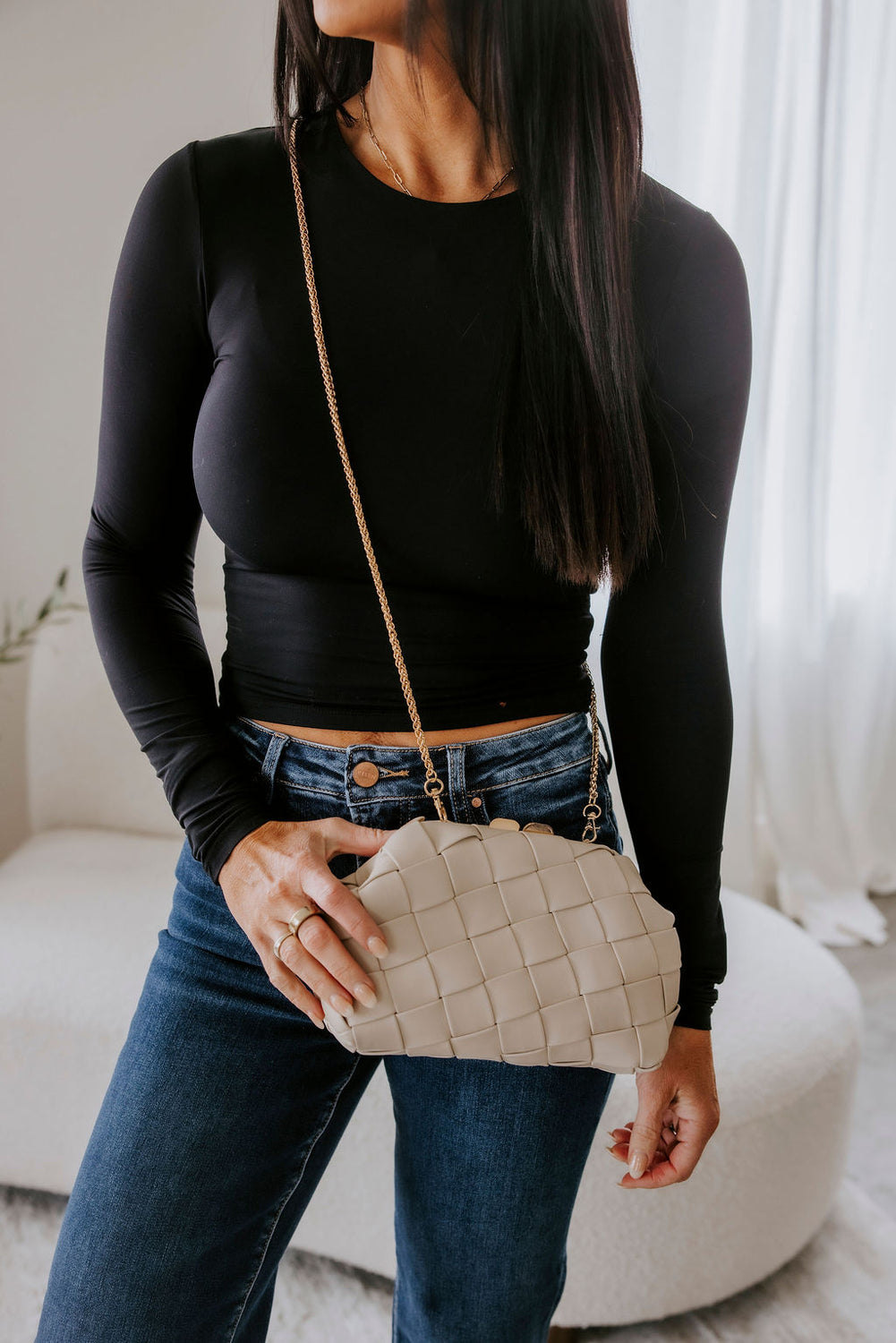 Pauline Woven Crossbody Bag