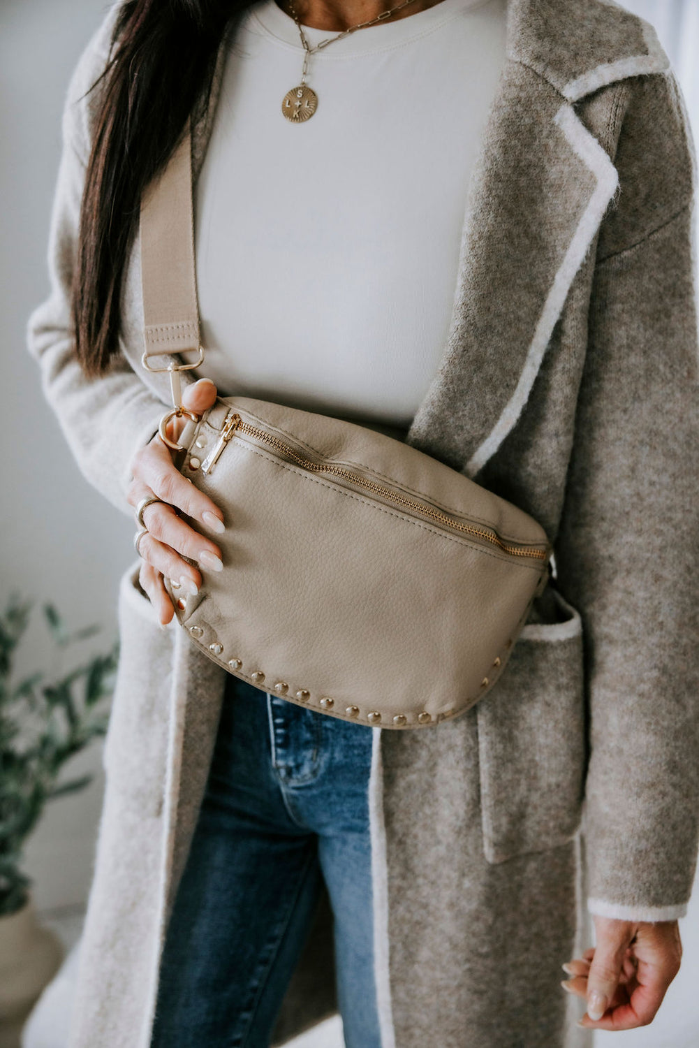 Gizelle Studded Belt Bag