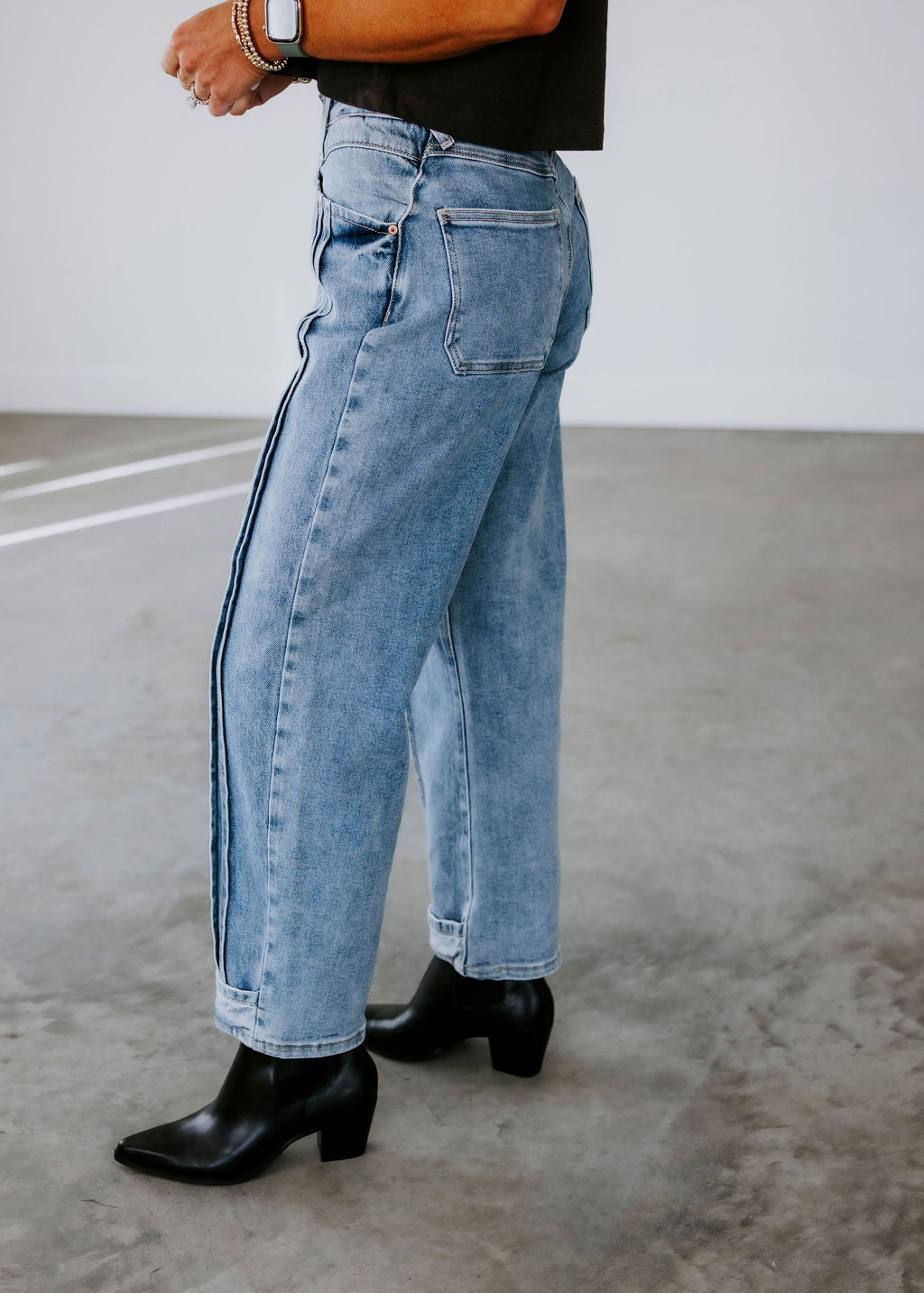 Stanley Saige Barrel Jean