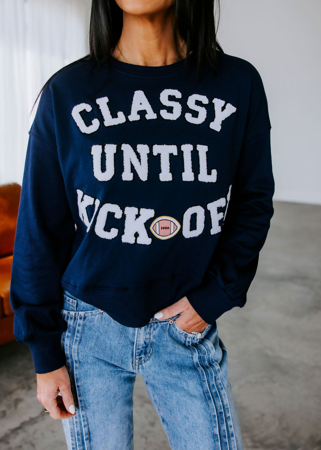 Classy Until Kickoff Sweatshirt
