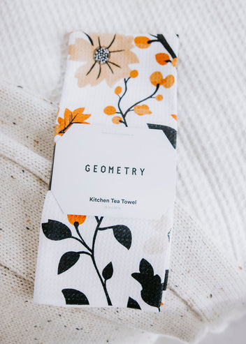 Spiced Floral Tea Towel