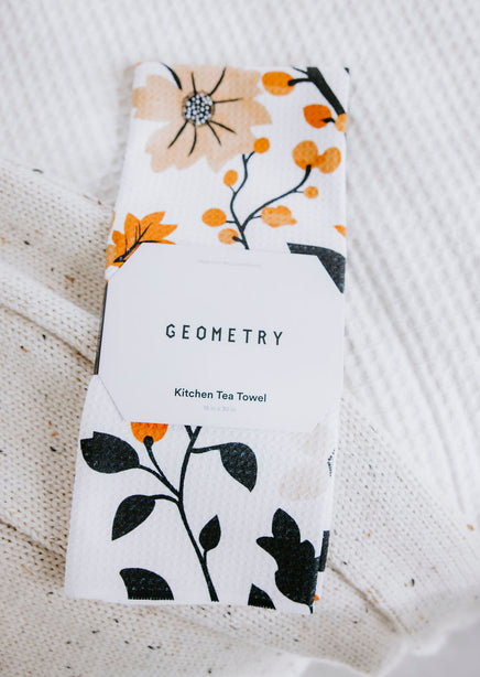 Spiced Floral Tea Towel product view