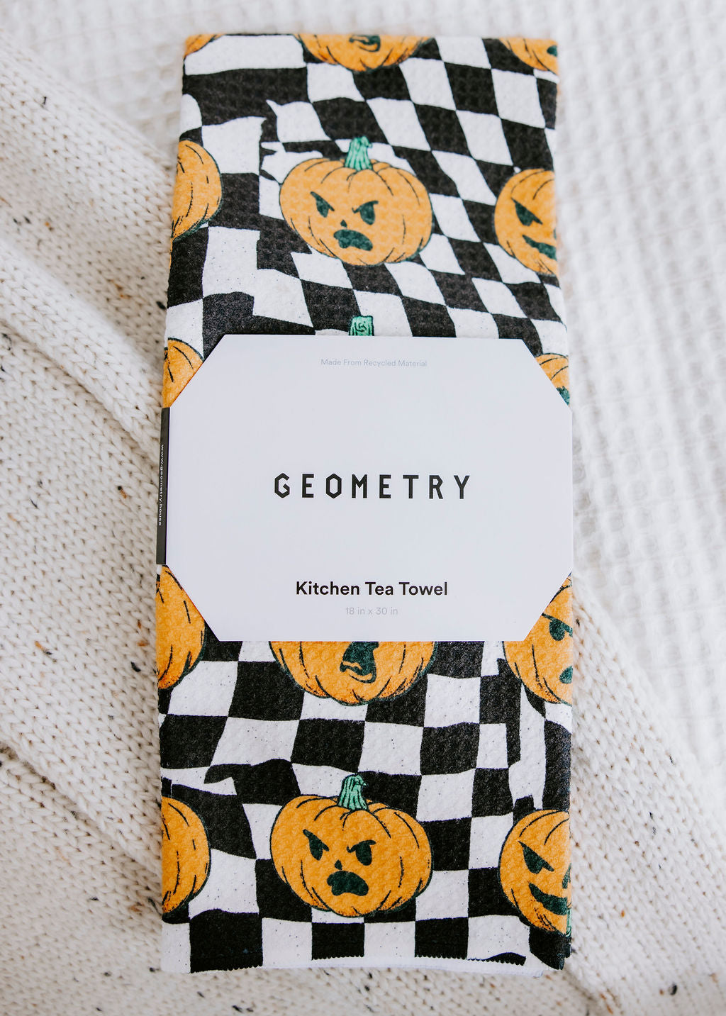 Sinister Jack O's Tea Towel