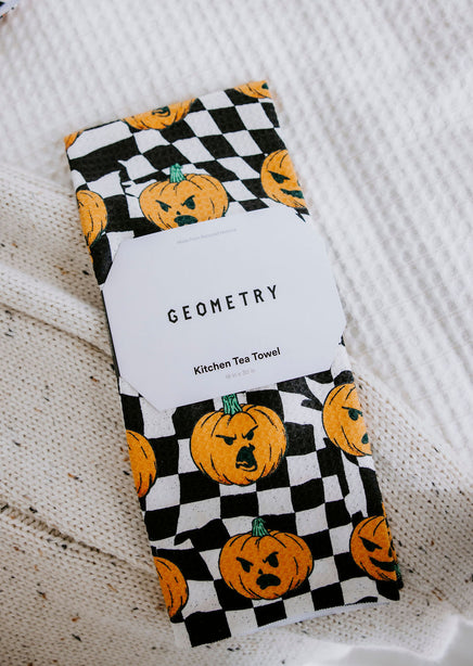 Sinister Jack O's Tea Towel product view