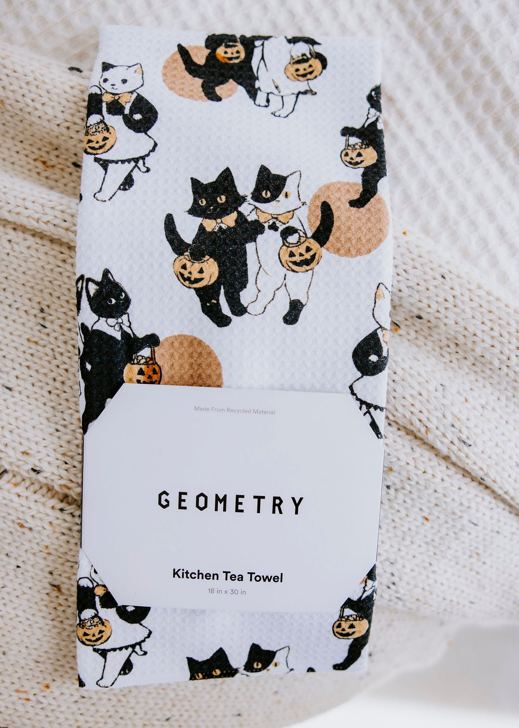 image of Halloween Date Tea Towel