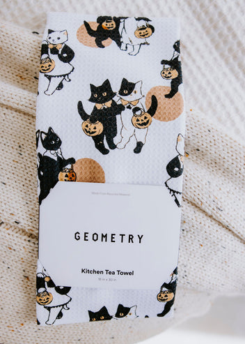 Halloween Date Tea Towel