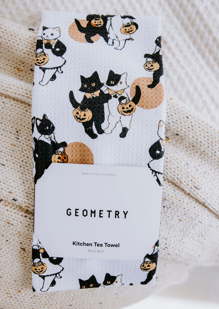 Halloween Date Tea Towel product view