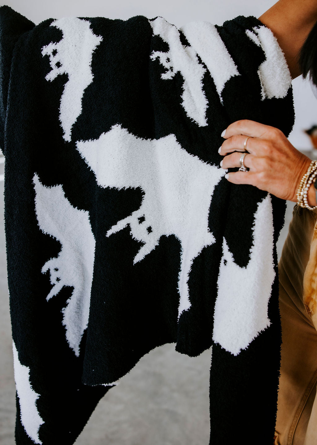 image of Halloween Reversible Throw Blanket