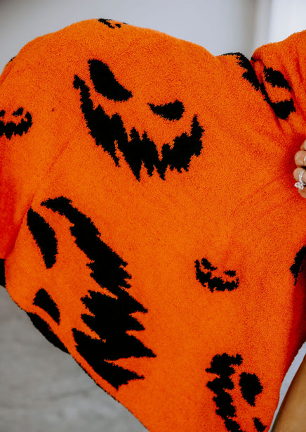 Halloween Reversible Throw Blanket product view