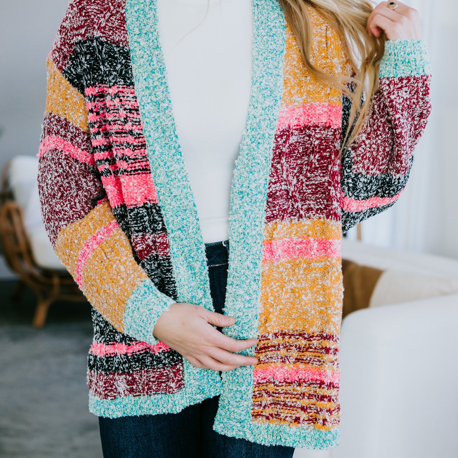 Kennedy Colorblock Cardigan