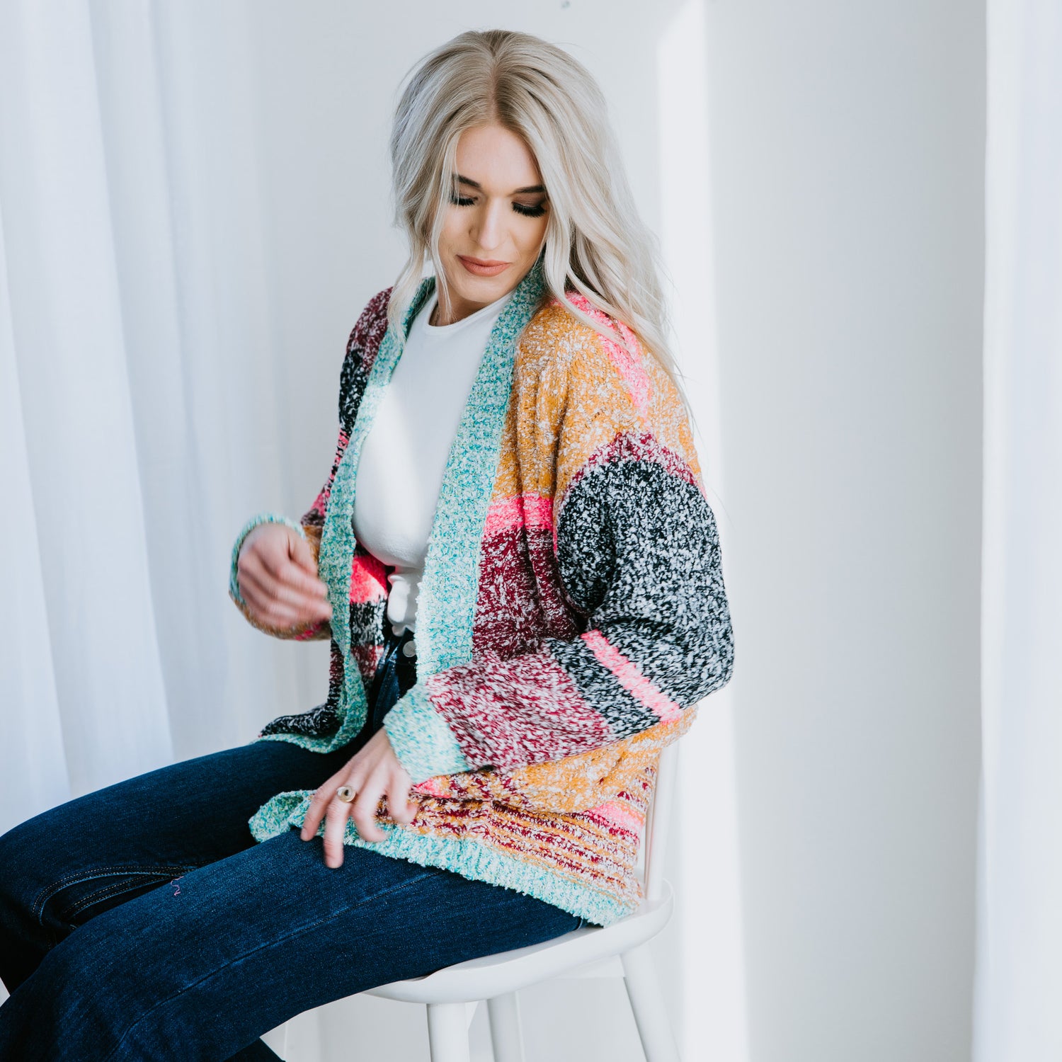 Kennedy Colorblock Cardigan