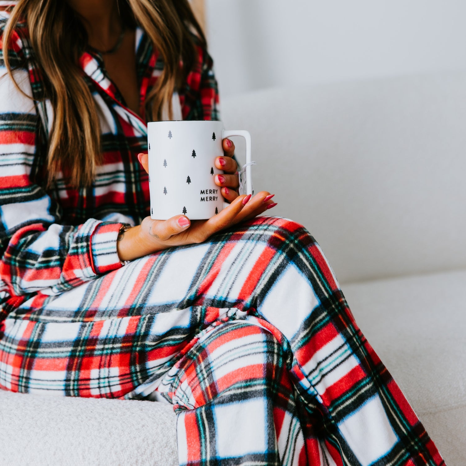 Jolly Plaid Pajama Set