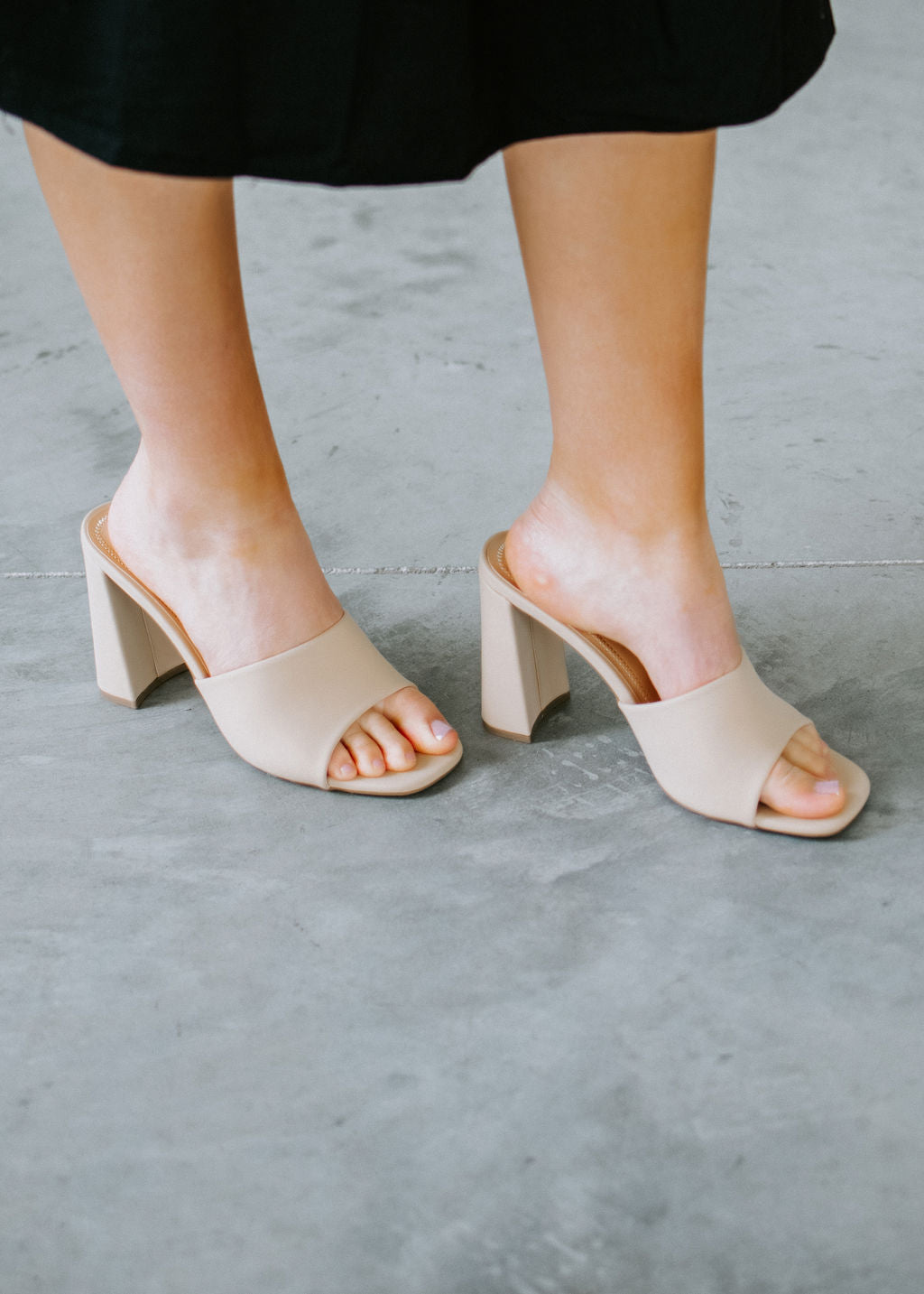 Valencia Faux Nubuck Heels