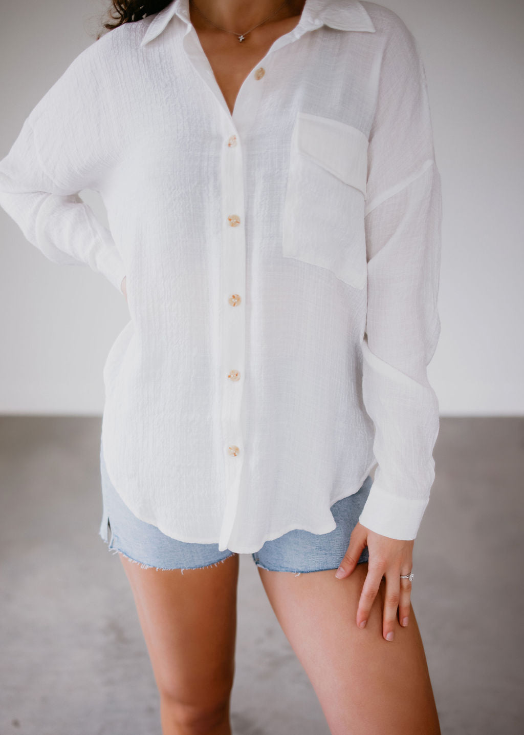 Rickie Button Down Top