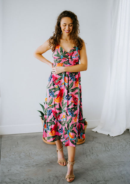 Tallulah Tropical Print Dress