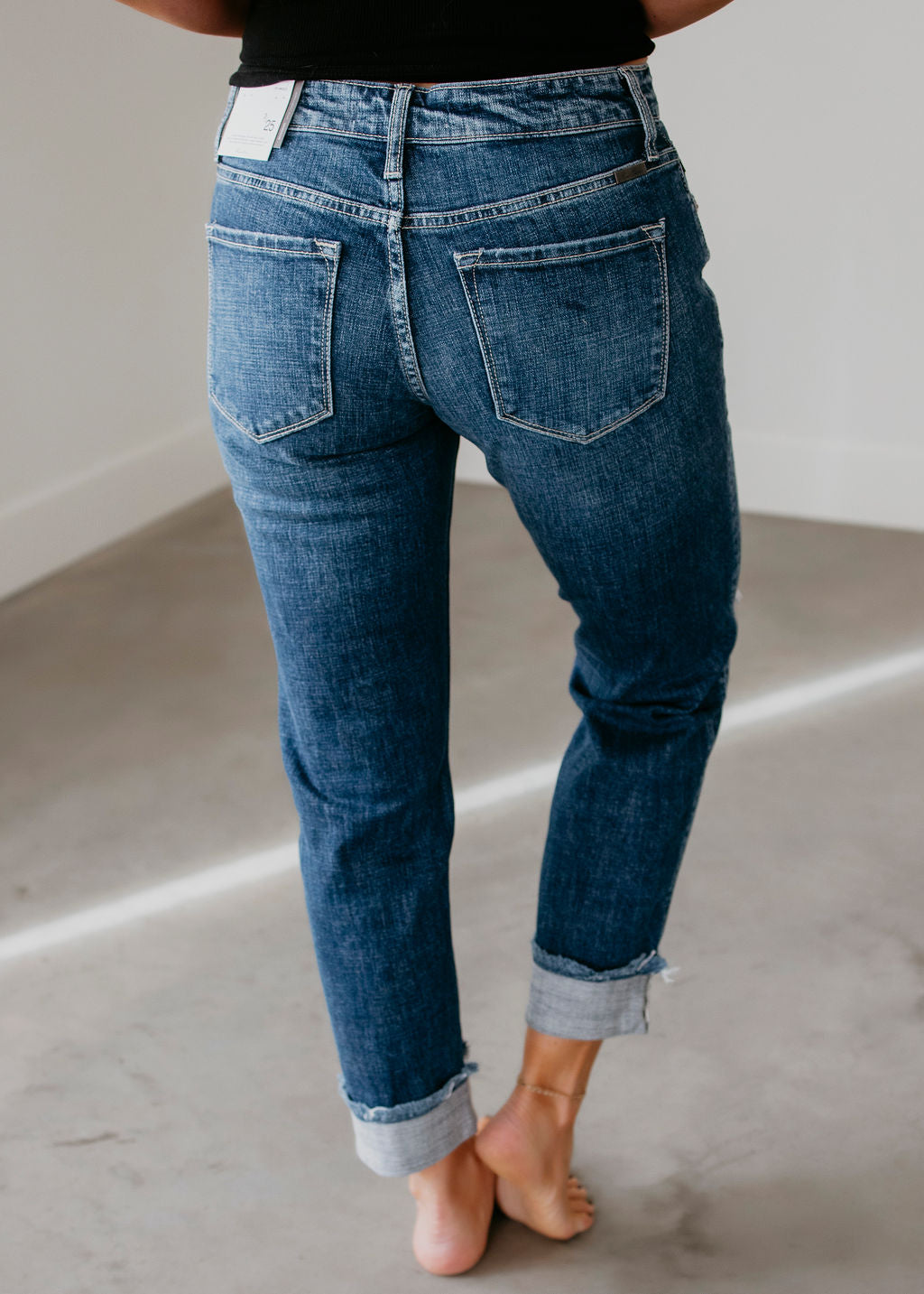 Russell KanCan Slim Boyfriend Jean