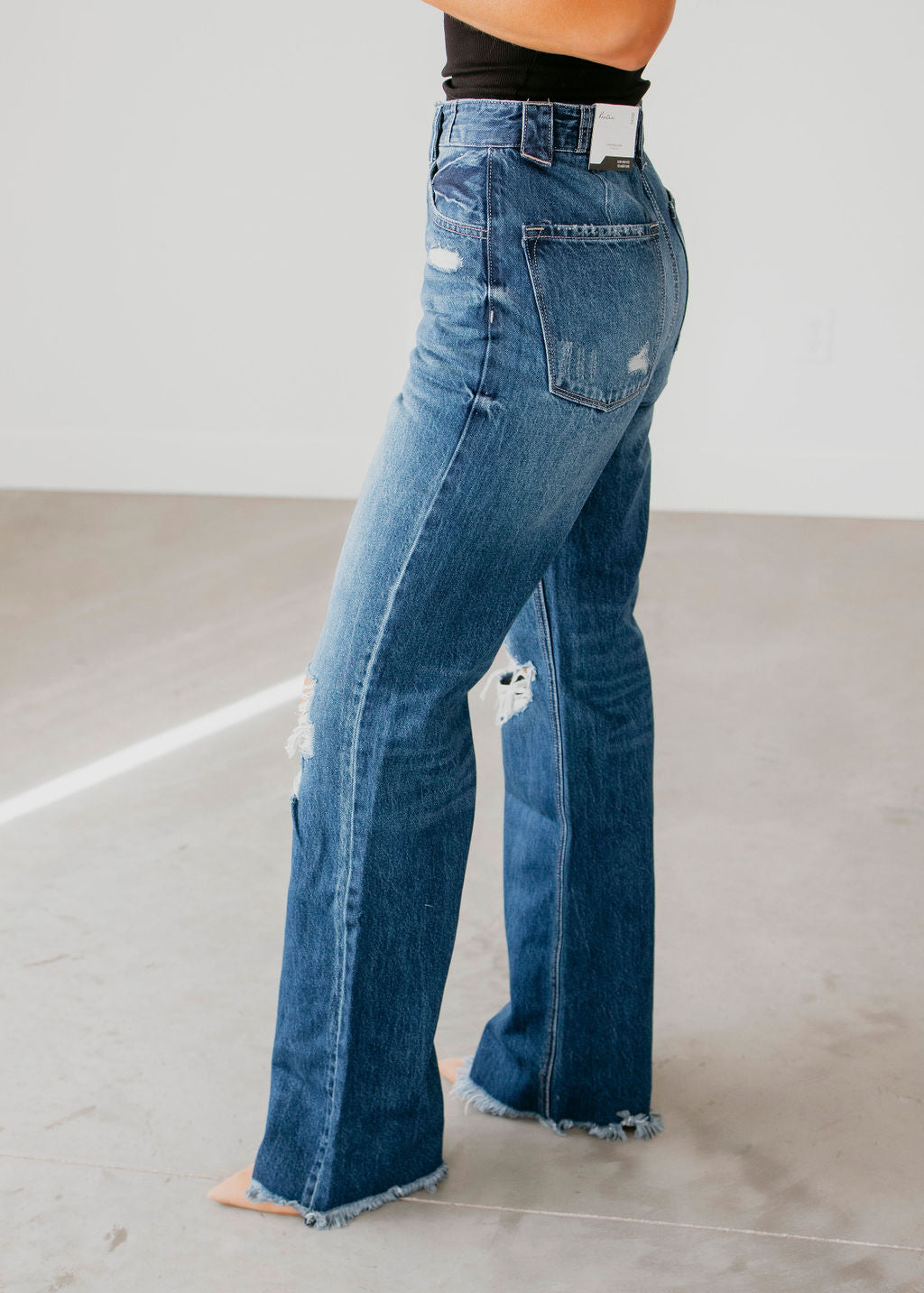 Mikayla KanCan Fray Hem Flare Jean