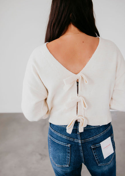 Hana Bow Knit Sweater