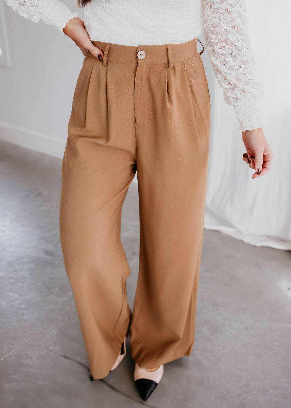 image of Kelsea Pleated Trousers