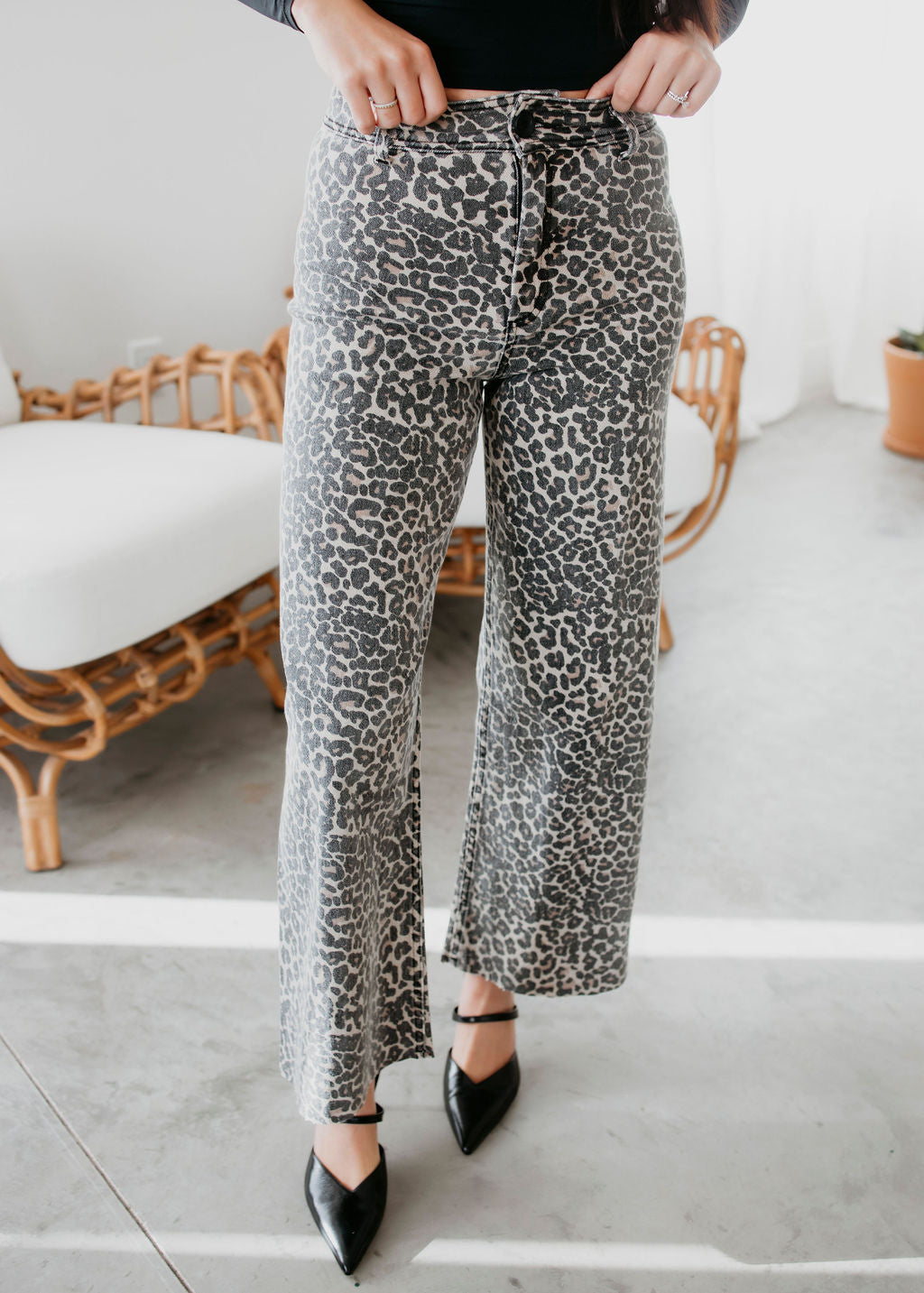 Kierra Leopard Print Pants