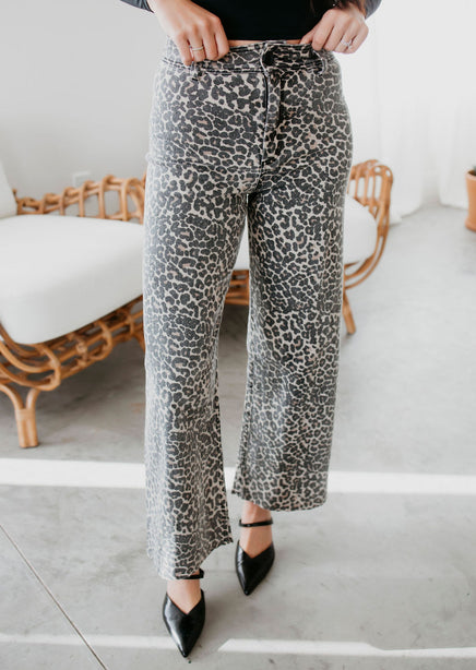 Kierra Leopard Print Pants