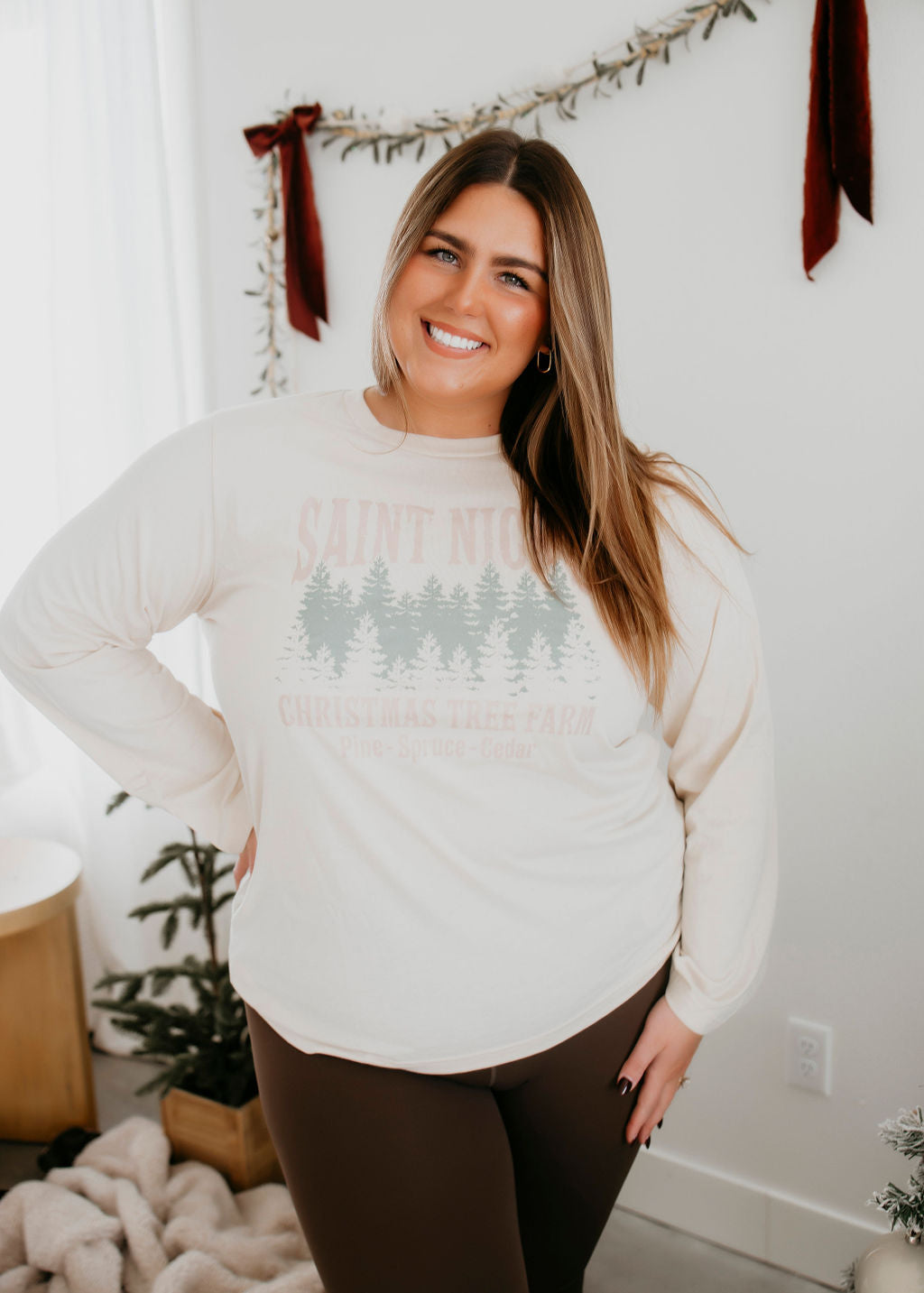 image of Saint Nick's Tree Farm Graphic Long Sleeve