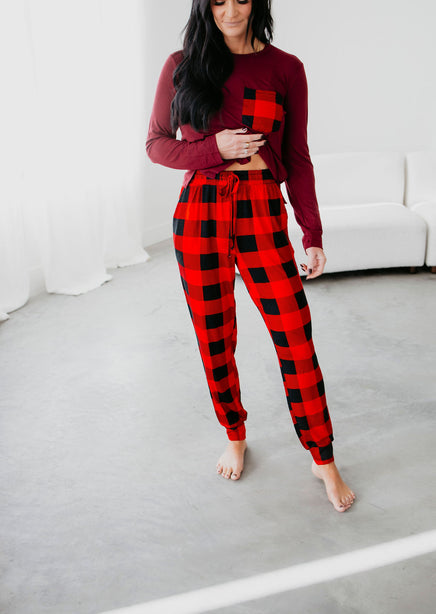 Buffalo Plaid Lounge Set