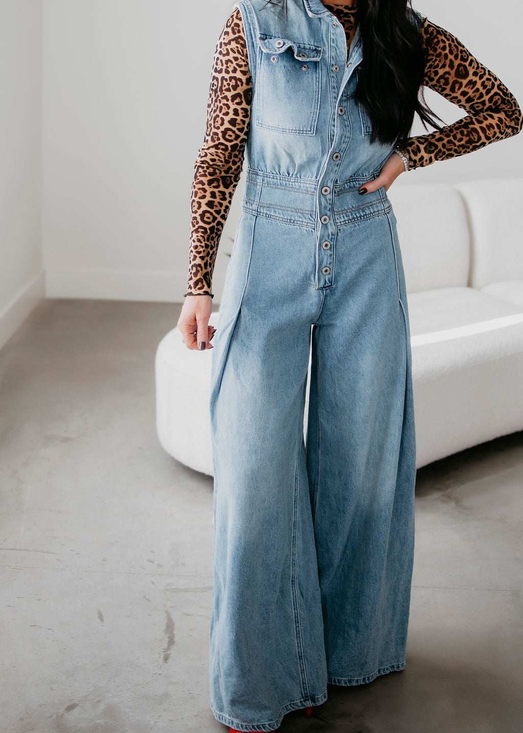 Shania Denim Jumpsuit