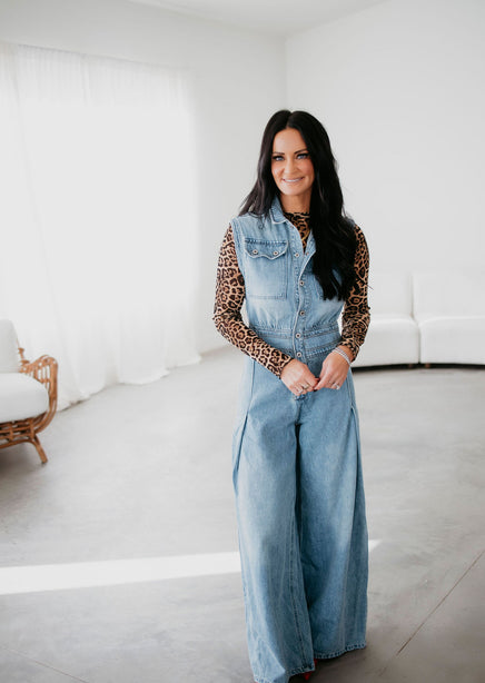 Shania Denim Jumpsuit