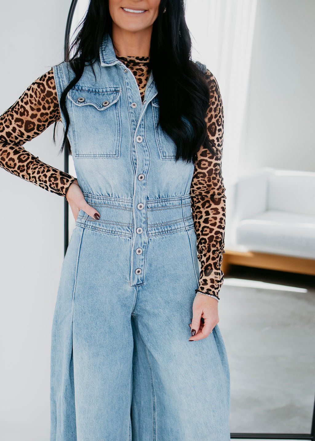 Shania Denim Jumpsuit