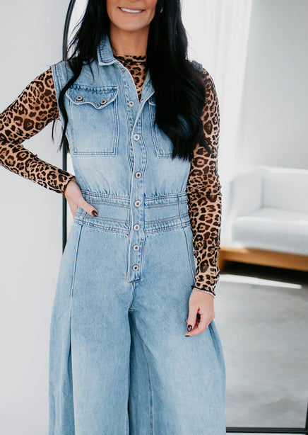 Shania Denim Jumpsuit