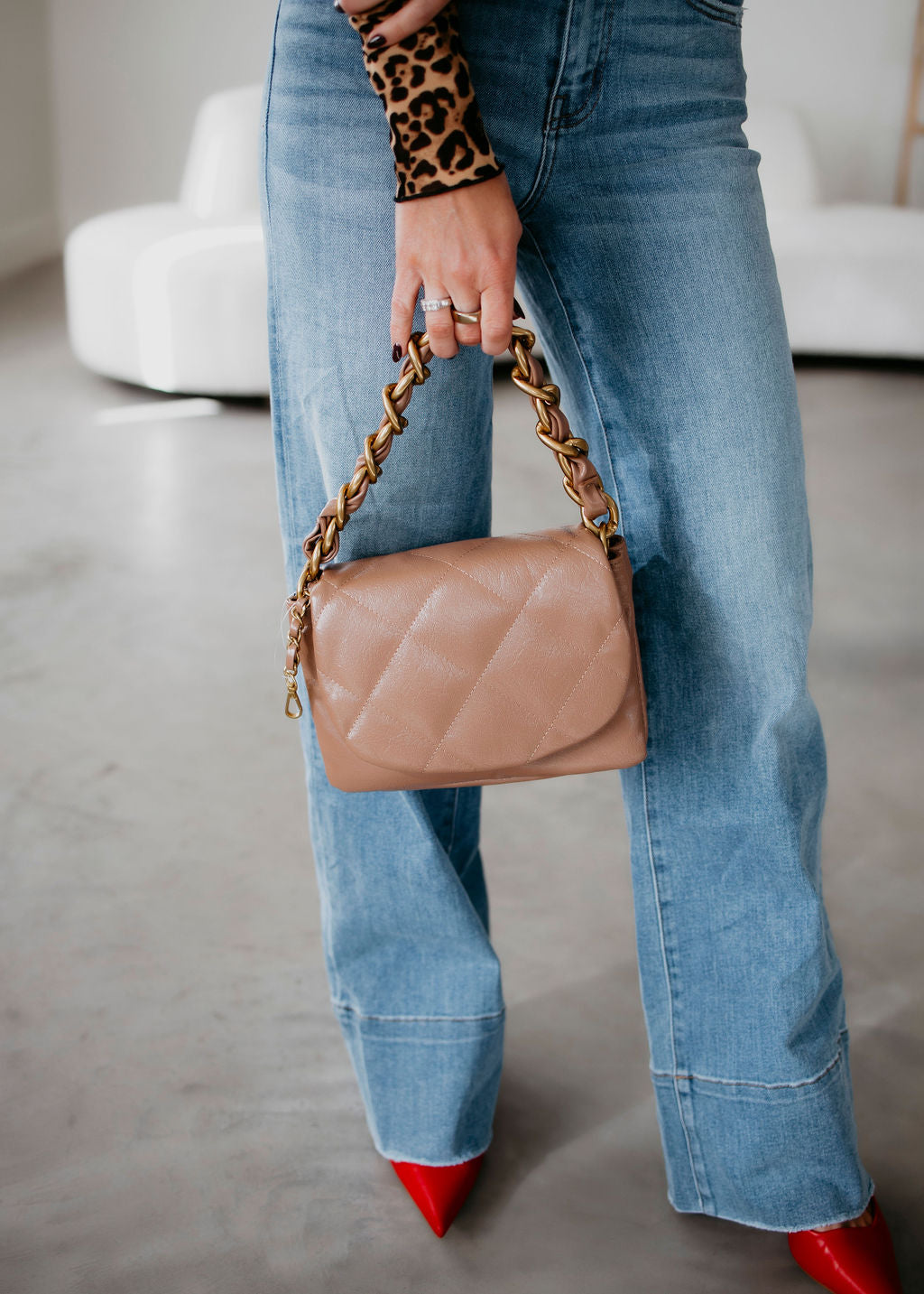 Auerlie Quilted Shoulder Bag