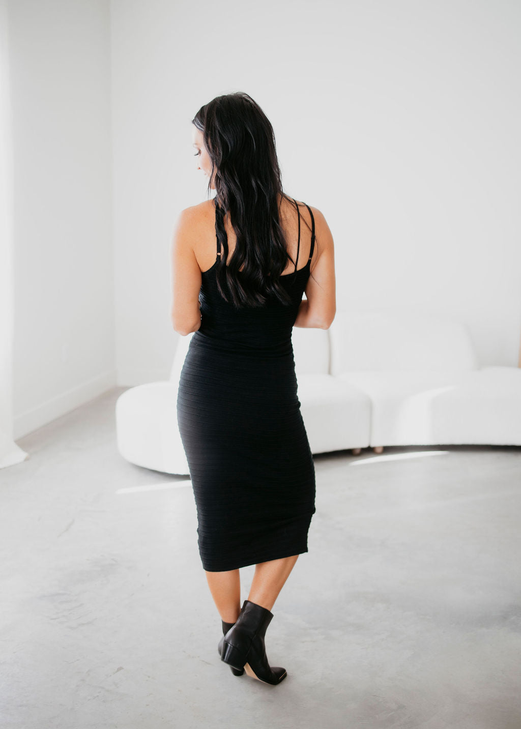 Evey Texture Bodycon Dress