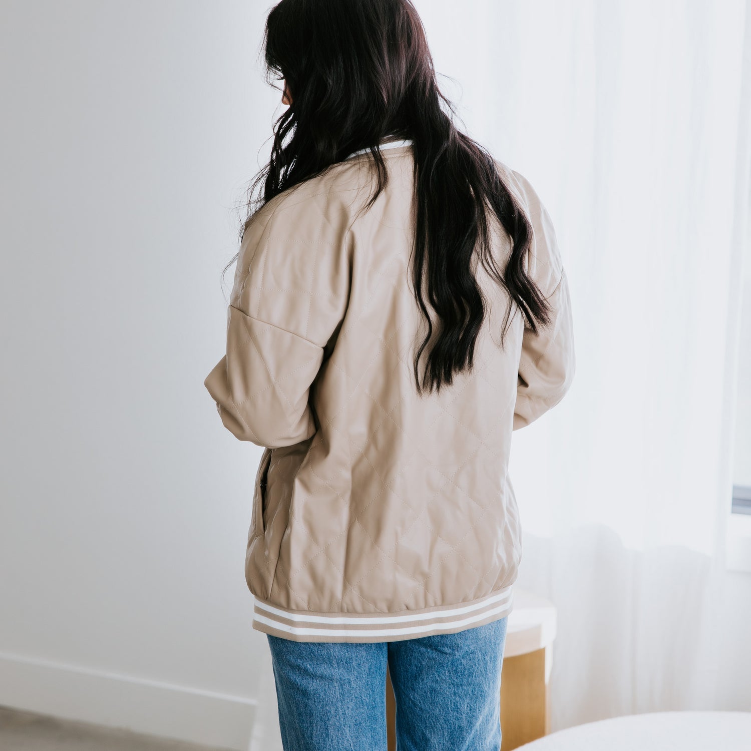 Emmie Quilted Bomber Jacket