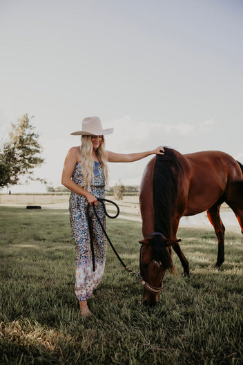 Kara Boho Printed Jumpsuit