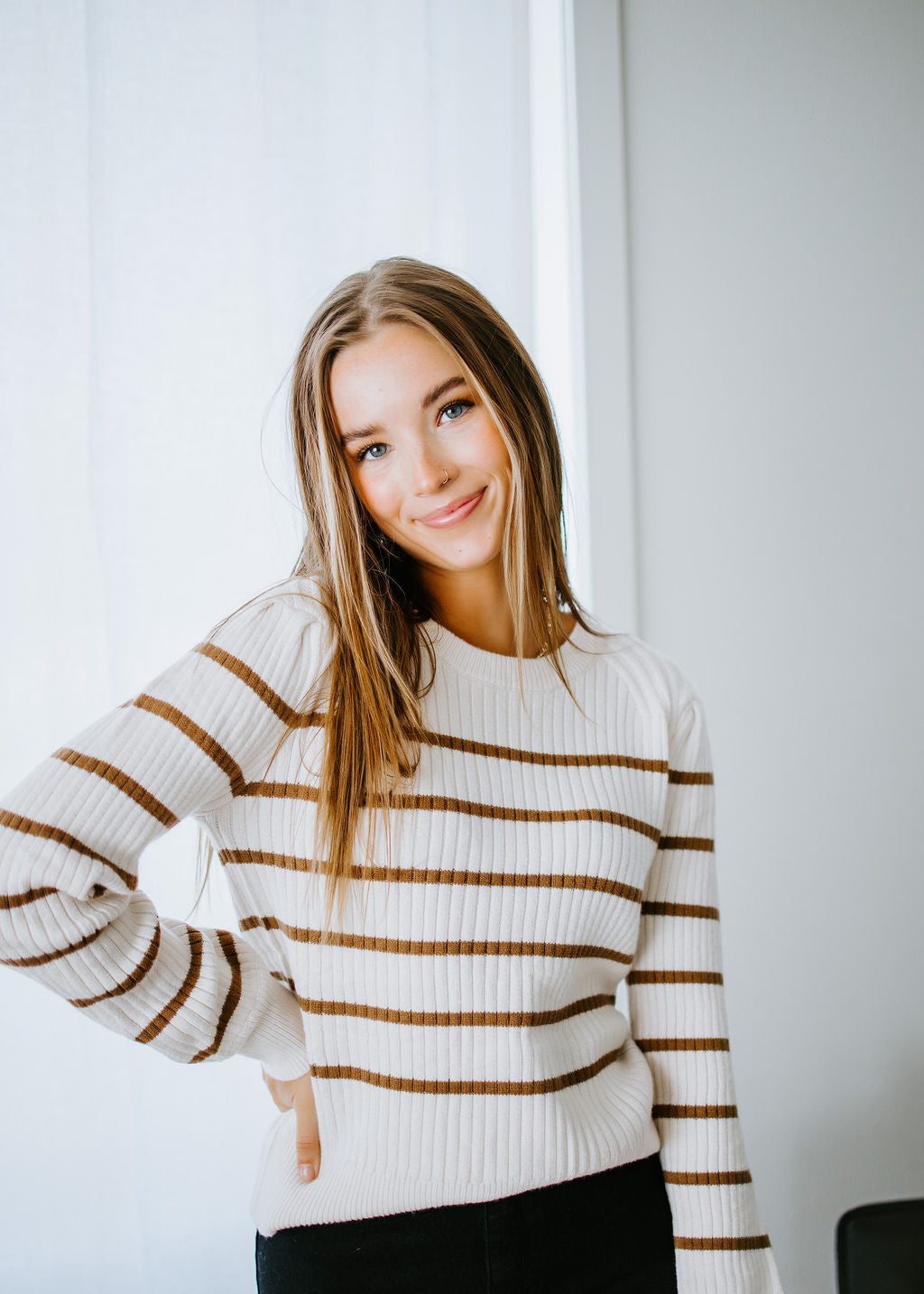 Mae Striped Sweater