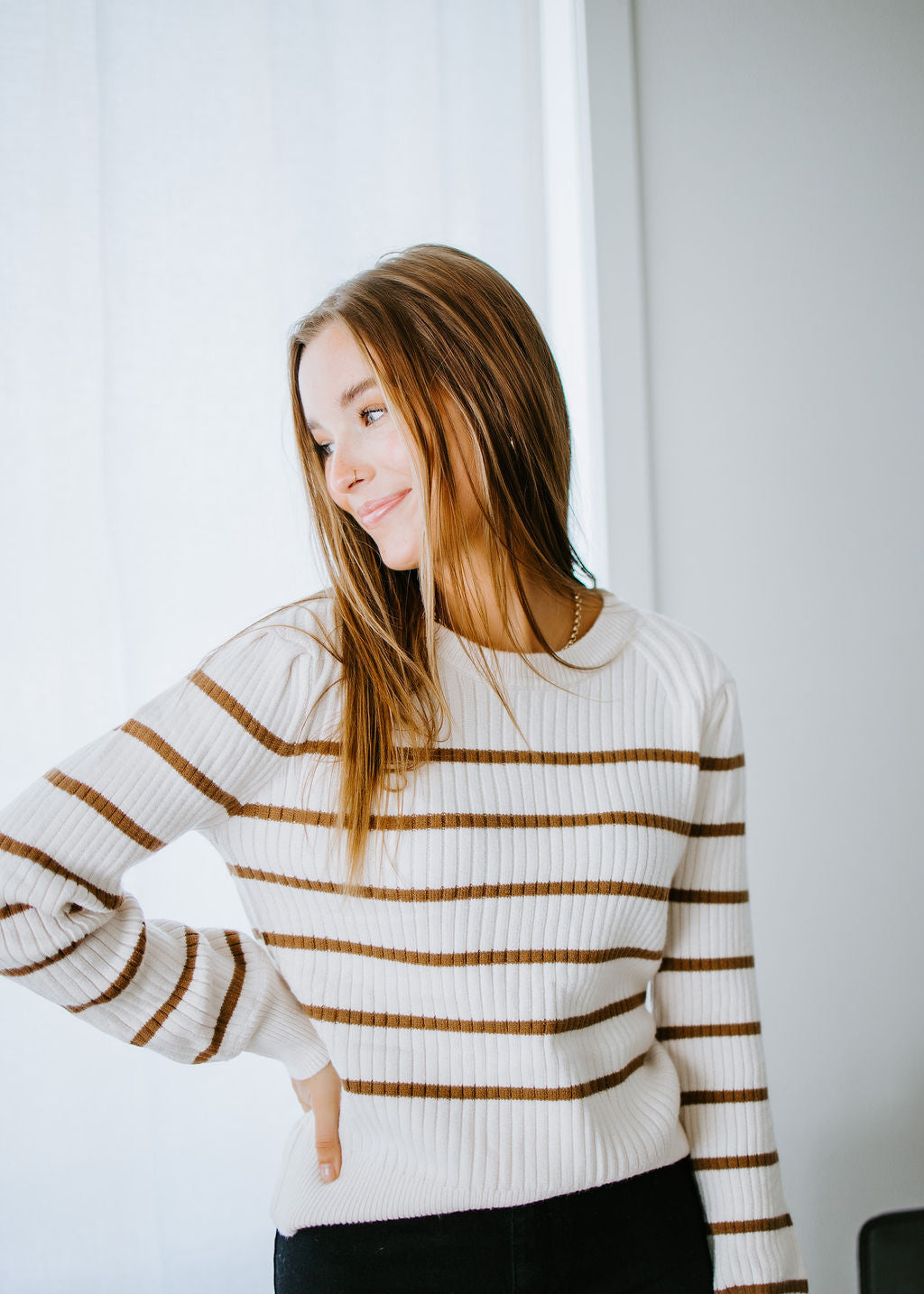 Mae Striped Sweater