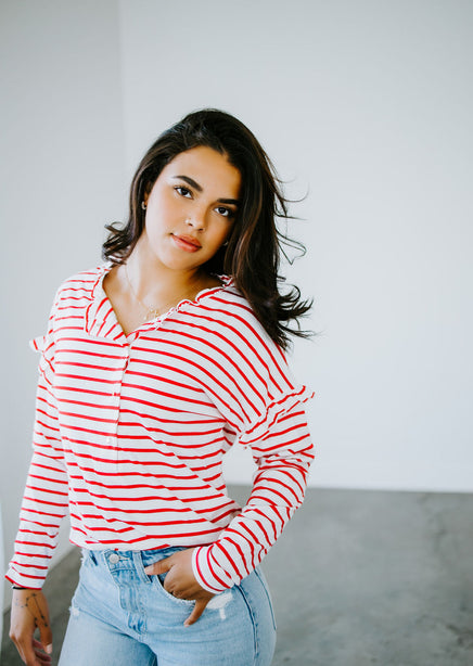 Addie Striped Top