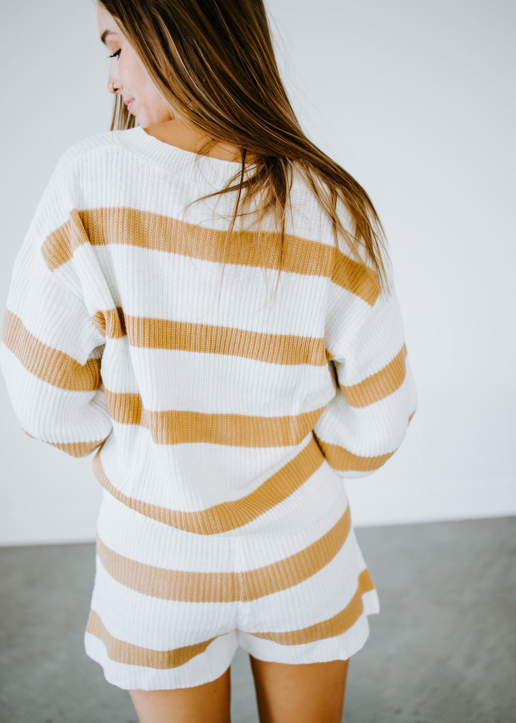 Brier Striped Sweater Set