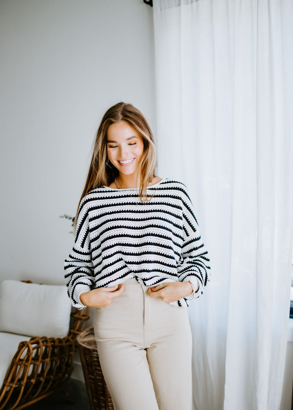 Bennie Striped Sweater