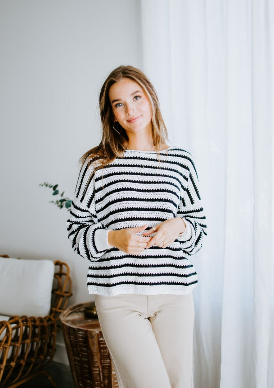 Bennie Striped Sweater