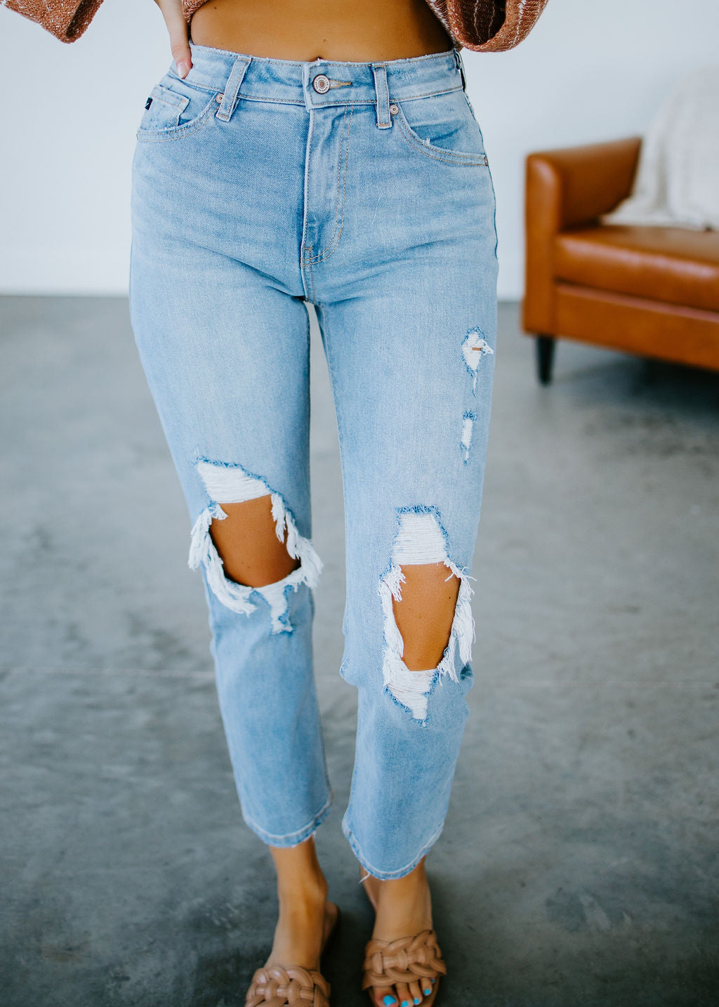image of Danie Straight Jeans