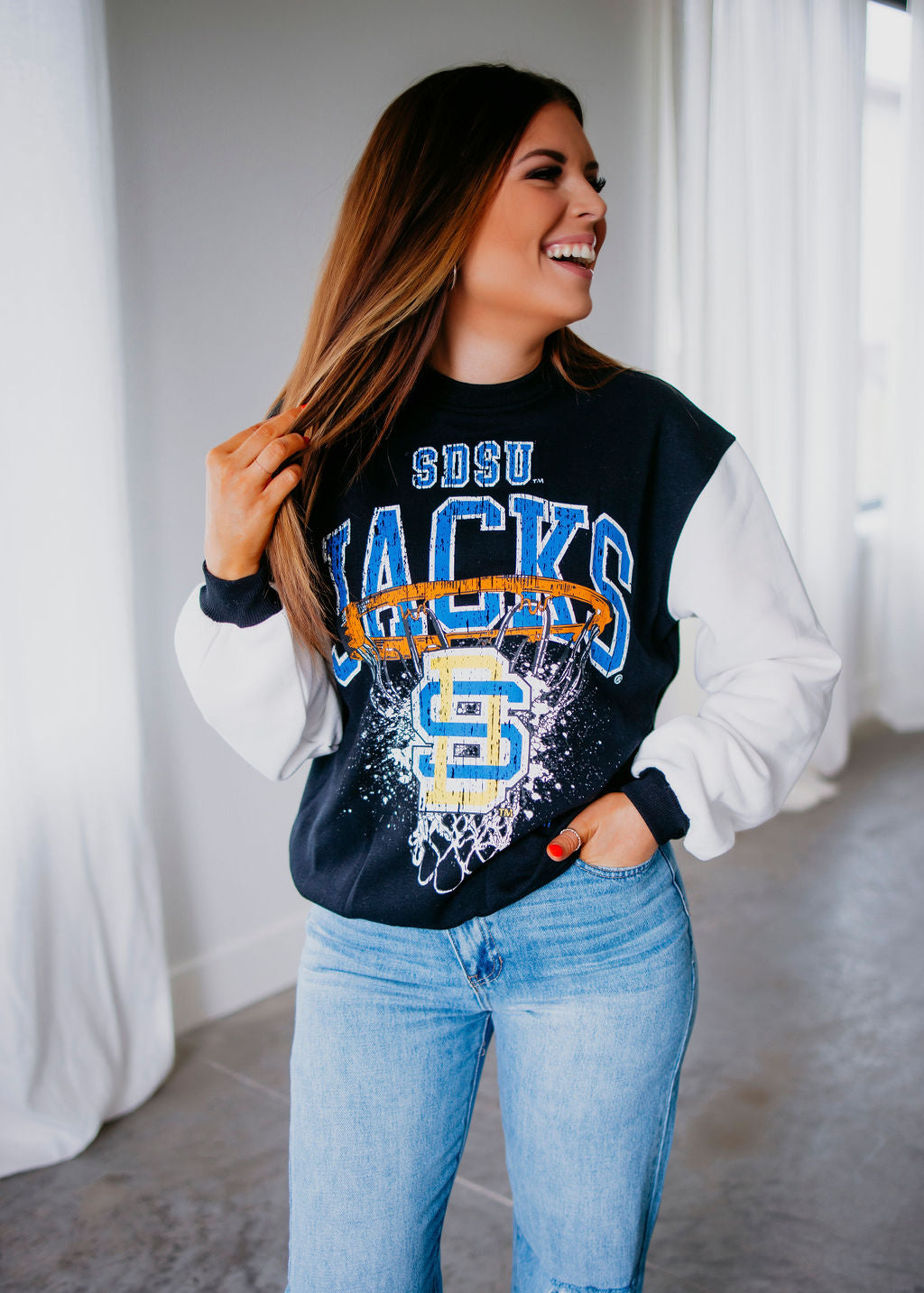 SDSU Basketball Crewneck