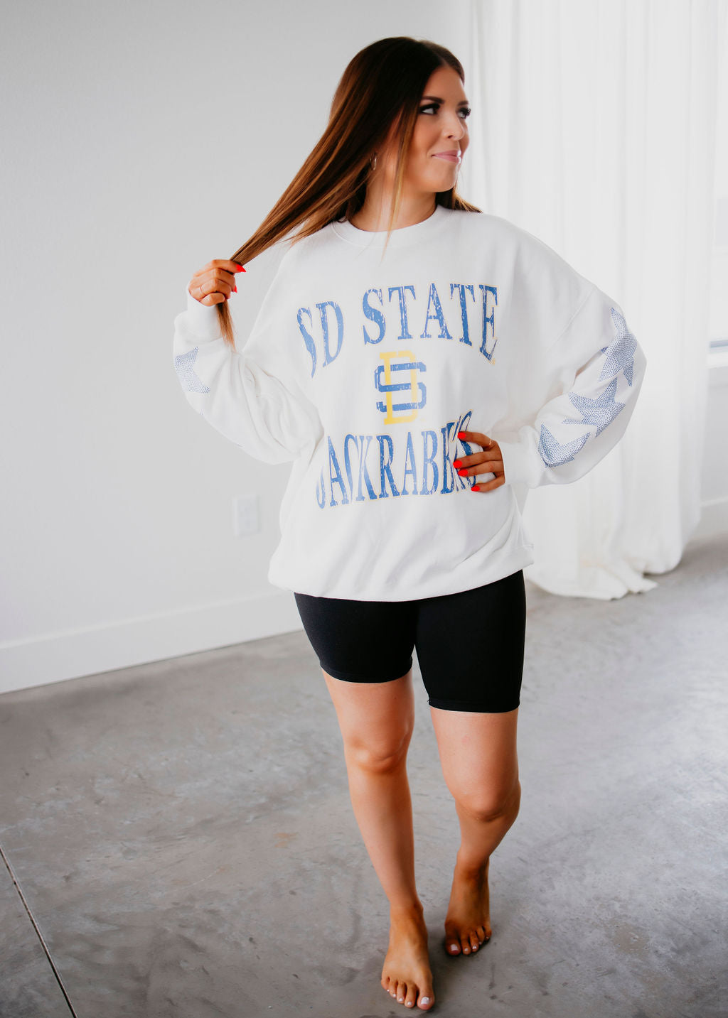 SDSU Star Graphic Crewneck